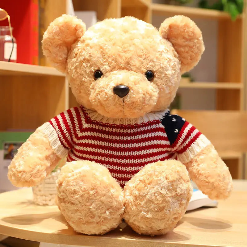 Ourson peluche câlin grand format – Un réconfort chaleureux pour petits et grands