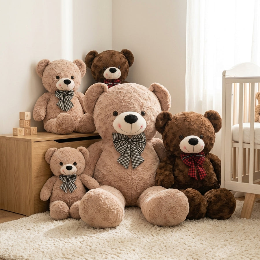 Ours en peluche géant : le compagnon câlin XXL pour petits et grands