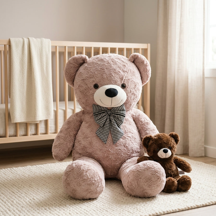 Ours en peluche géant : le compagnon câlin XXL pour petits et grands