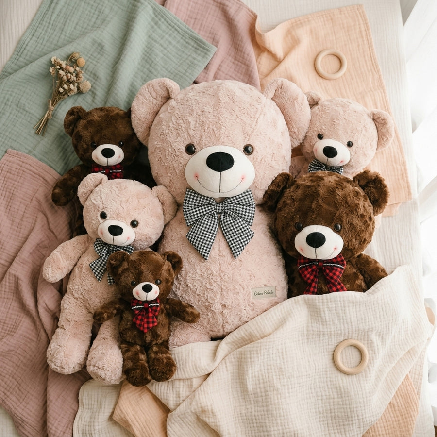Ours en peluche géant : le compagnon câlin XXL pour petits et grands