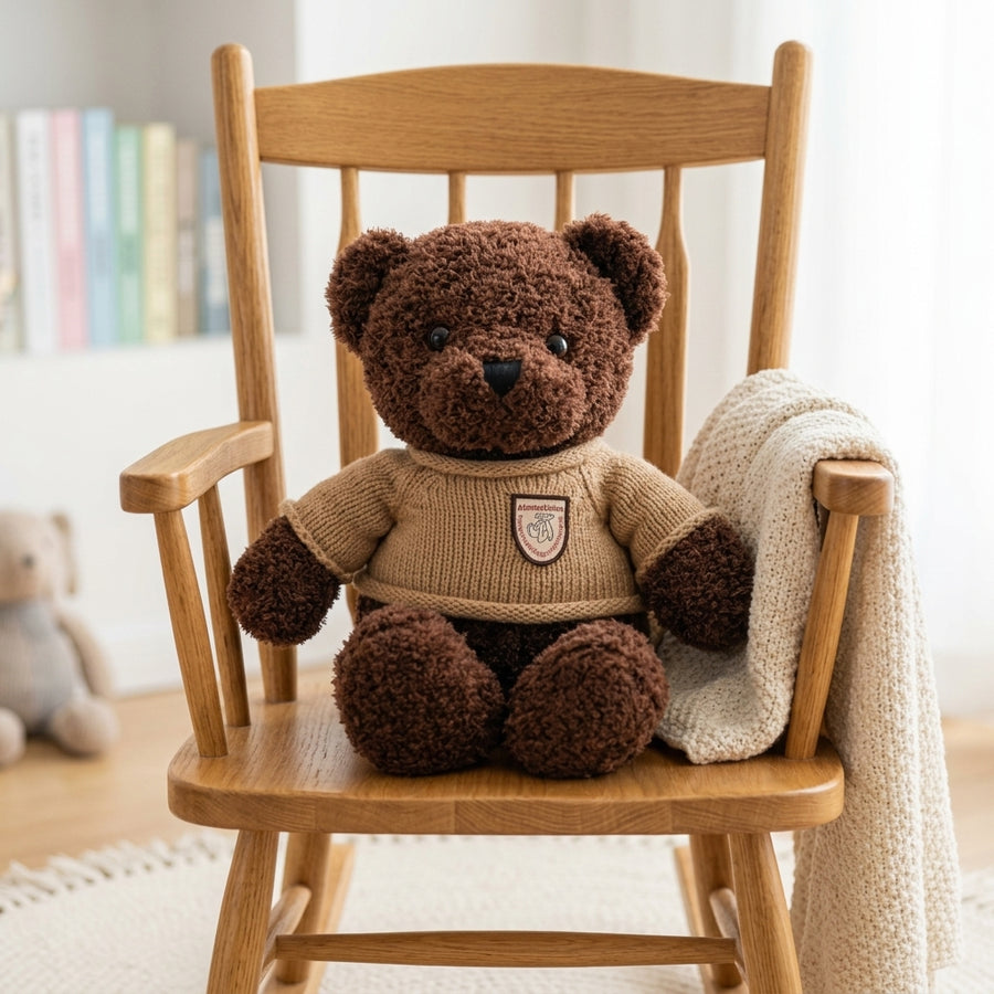 Ourson en Peluche Doux 50 cm – Le Compagnon Kawaii Idéal pour Tous