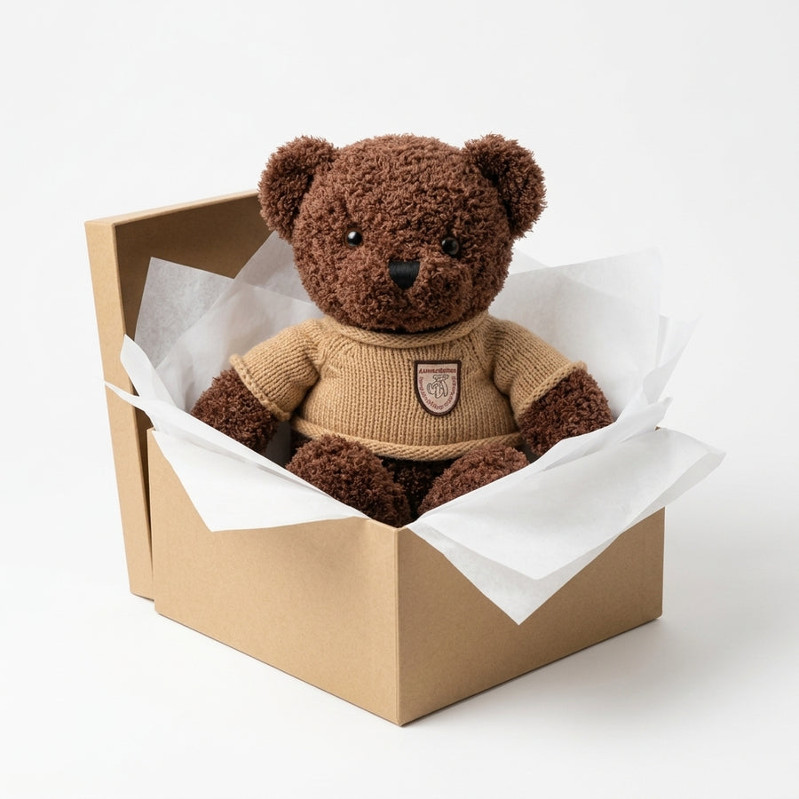 Ourson en Peluche Doux 50 cm – Le Compagnon Kawaii Idéal pour Tous