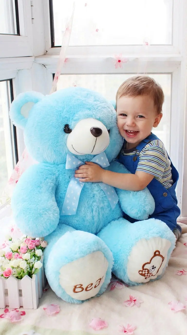 Ourson En Peluche Géant Kawaii : Votre Compagnon Doux et Cozy