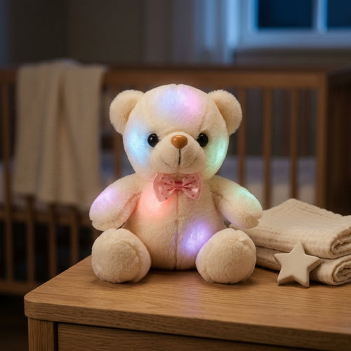 Ourson peluche veilleuse LED - vue principale