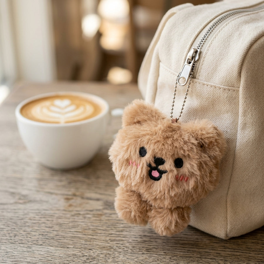Porte-clés ourson kawaii : Un accessoire irrésistible et mignon
